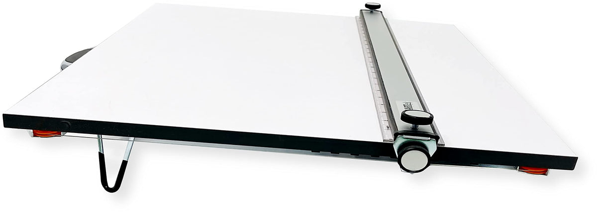 Proartek PK00015 Model PXB24 Portable Drafting Drawing Board 18" x 24"; PXB Series; Adjustable Aluminum Parallel Straightedge; Carry Handle; Architecture Tool for Students and Professionals