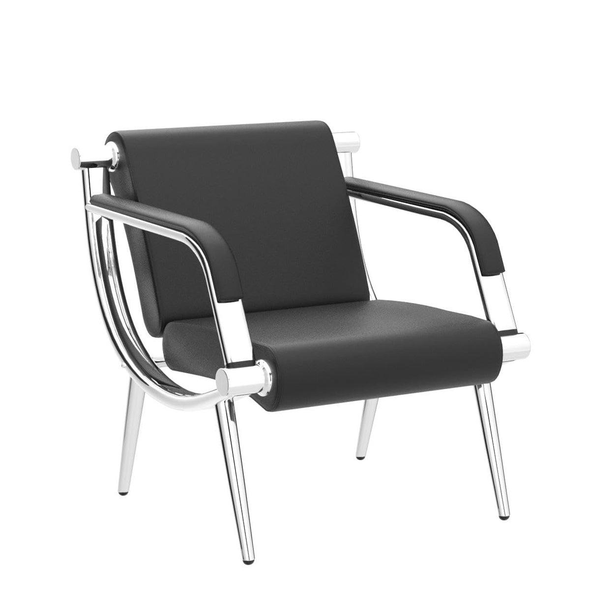 Kinfant Waiting Room Chair- Office Reception Furniture with Armrest and PU Leather Cushion, Office Guest Chair for Waiting Room Airport Hospital Bank Lobby, Black (1 Seat*2+2 Seat)