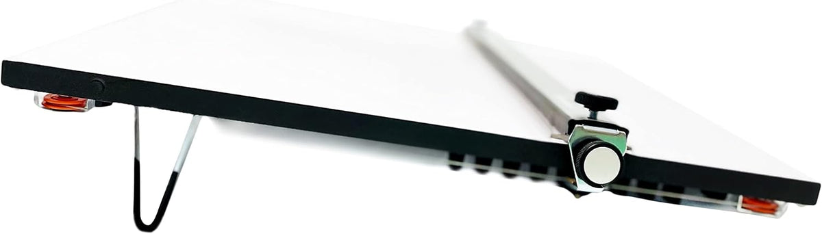 Proartek PK00015 Model PXB24 Portable Drafting Drawing Board 18" x 24"; PXB Series; Adjustable Aluminum Parallel Straightedge; Carry Handle; Architecture Tool for Students and Professionals