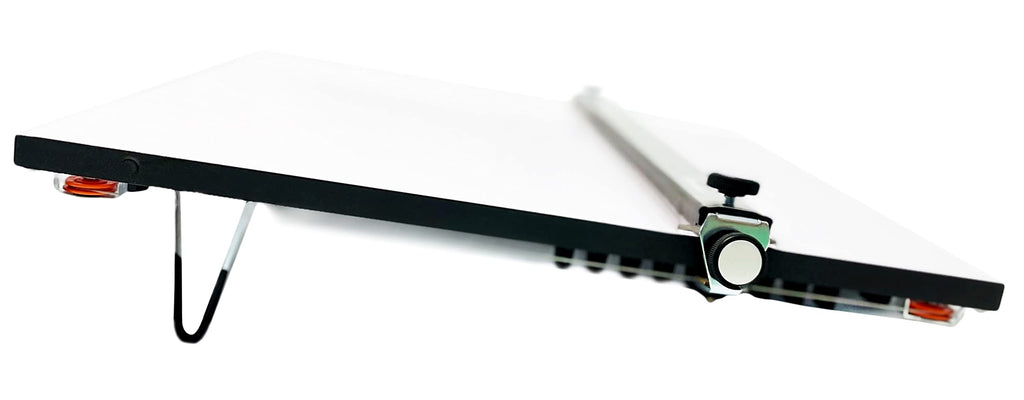 Proartek PK00015 Model PXB24 Portable Drafting Drawing Board 18" x 24"; PXB Series; Adjustable Aluminum Parallel Straightedge; Carry Handle; Architecture Tool for Students and Professionals