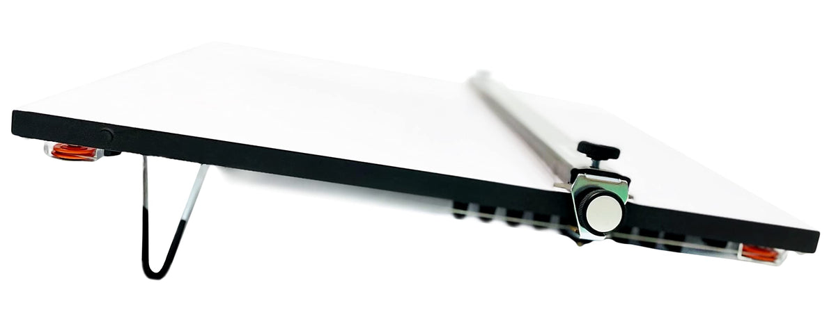 Proartek PK00015 Model PXB24 Portable Drafting Drawing Board 18" x 24"; PXB Series; Adjustable Aluminum Parallel Straightedge; Carry Handle; Architecture Tool for Students and Professionals