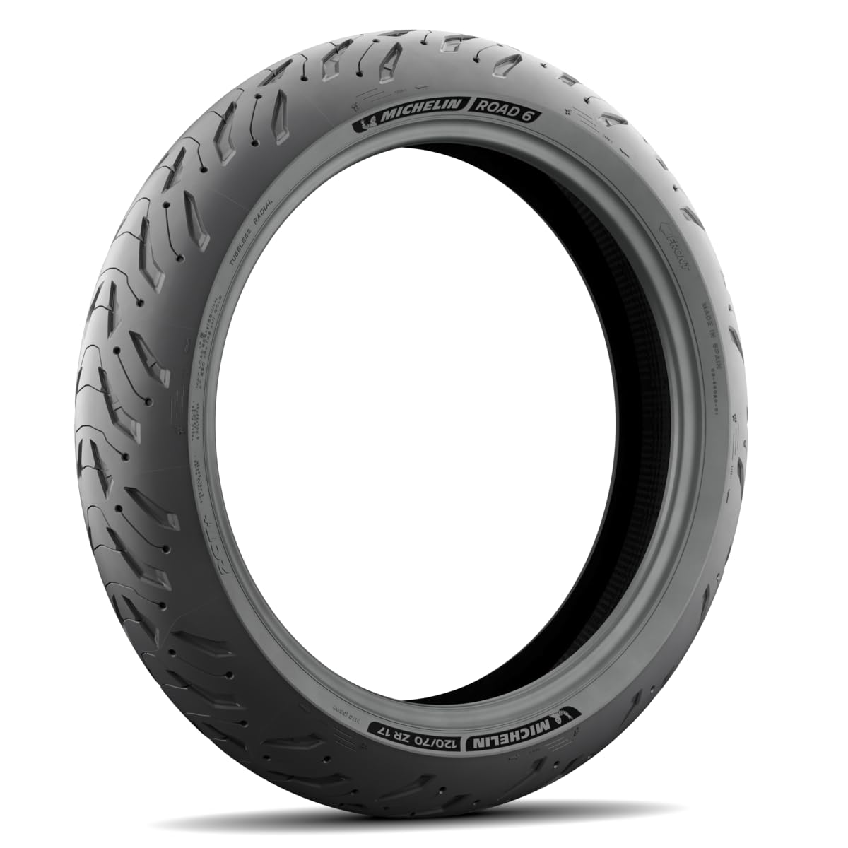 MICHELIN Road 6 Front Tire, black, 120/70ZR-17 (58W) (26276)