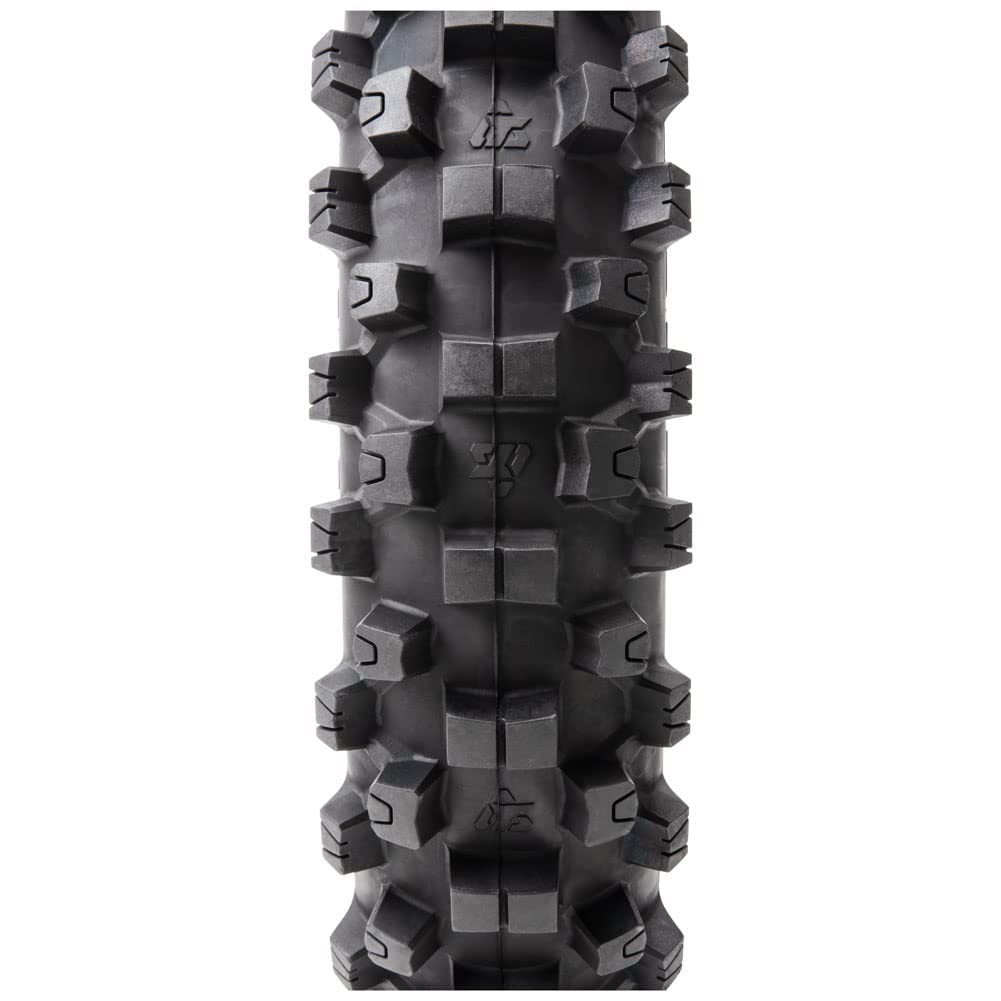 Tusk EMEX T-35 Soft/Intermediate Terrain Dirt Bike Front and Rear Tire Set â Front 80/100x21 & Rear 120/90x18 â Deep Tread Off-Road Trail Tires â Tube Type Motocross Motorcycle Tires