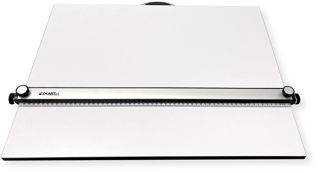 Proartek PK00015 Model PXB24 Portable Drafting Drawing Board 18" x 24"; PXB Series; Adjustable Aluminum Parallel Straightedge; Carry Handle; Architecture Tool for Students and Professionals