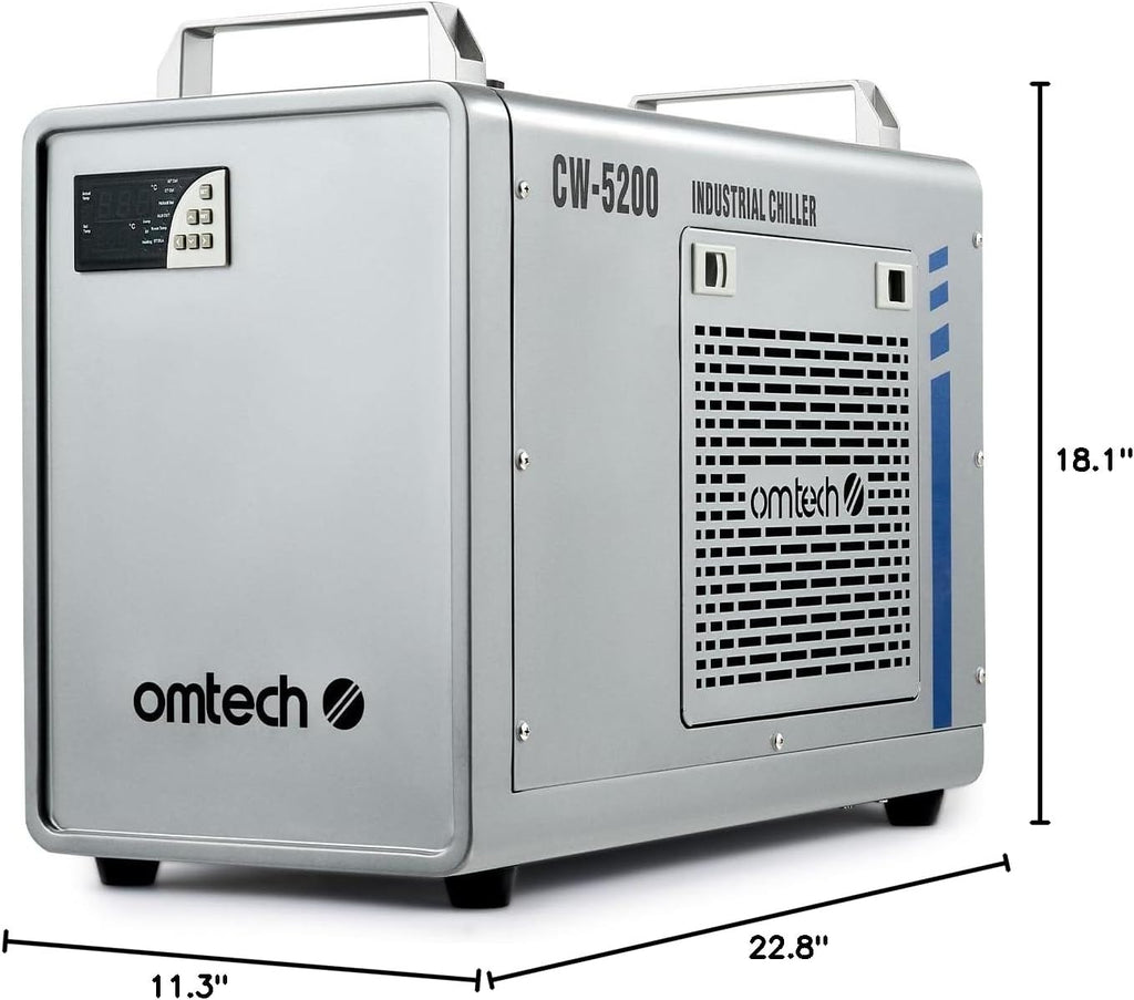 OMTech CW-5200 6L Industrial Water Chiller