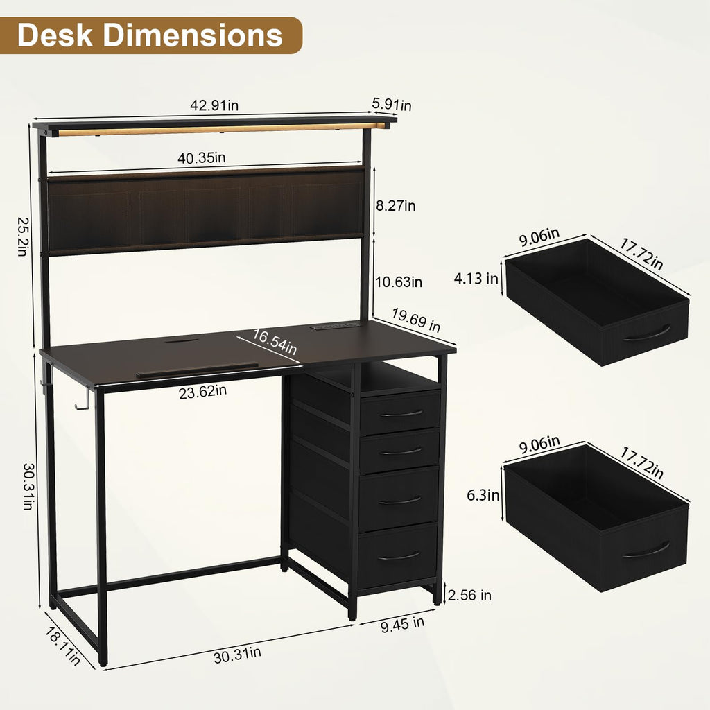 Drafting Table with Storage Drawers & Shelf Adjustable Tilting Art Craft Desk Drawing Painting Sketching Multifunctional Workstation for Home Office