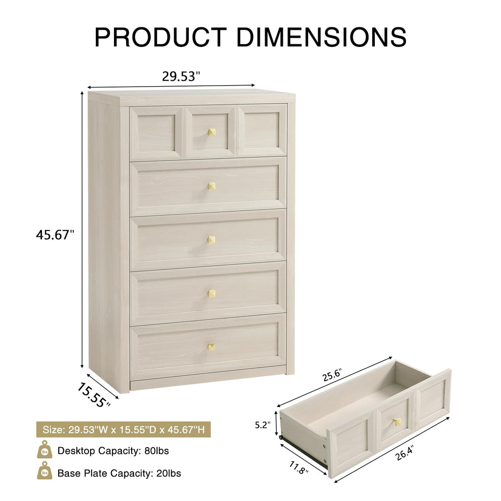 3 Drawers Nightstand Set of 2 W/Charging Station, 30.7" W King Size Bedside Table with 3 Drawers, Accent End Table W/Large Storage, Modern Wood Side Table for Bedroom,Office (2 Pieces, Gray Black)