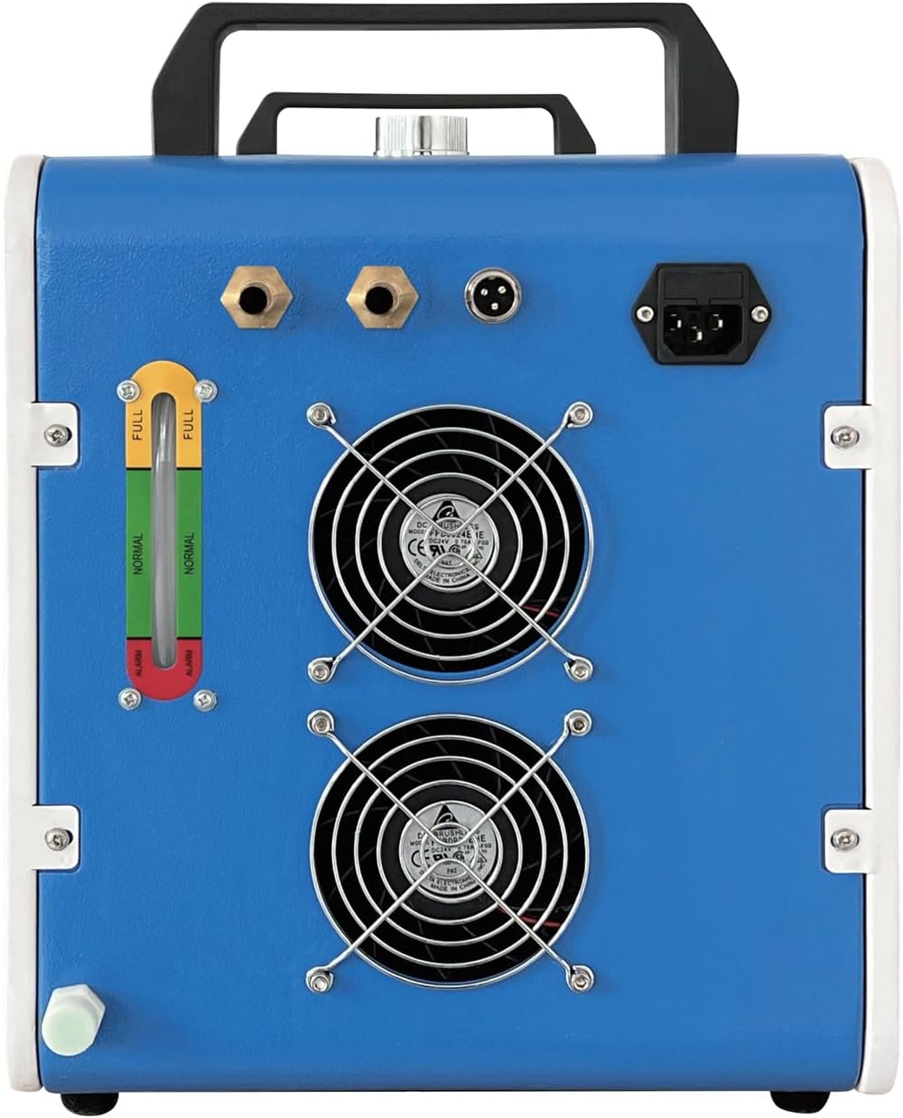 Industrial Water Chiller, CW-5200mini, 200W Industrial Water Cooler with Compressor 8 L/min Max Flow Rate, for 60W 70W 80W 90W 100W CO2 Laser Engraving & Cutting Machine