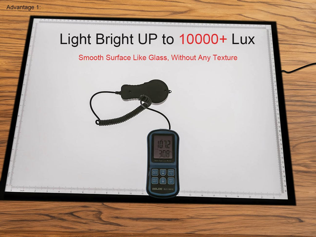 WELZK A1 Light Pad for Diamond Painting, 7000 Lux Light Board for Tracing