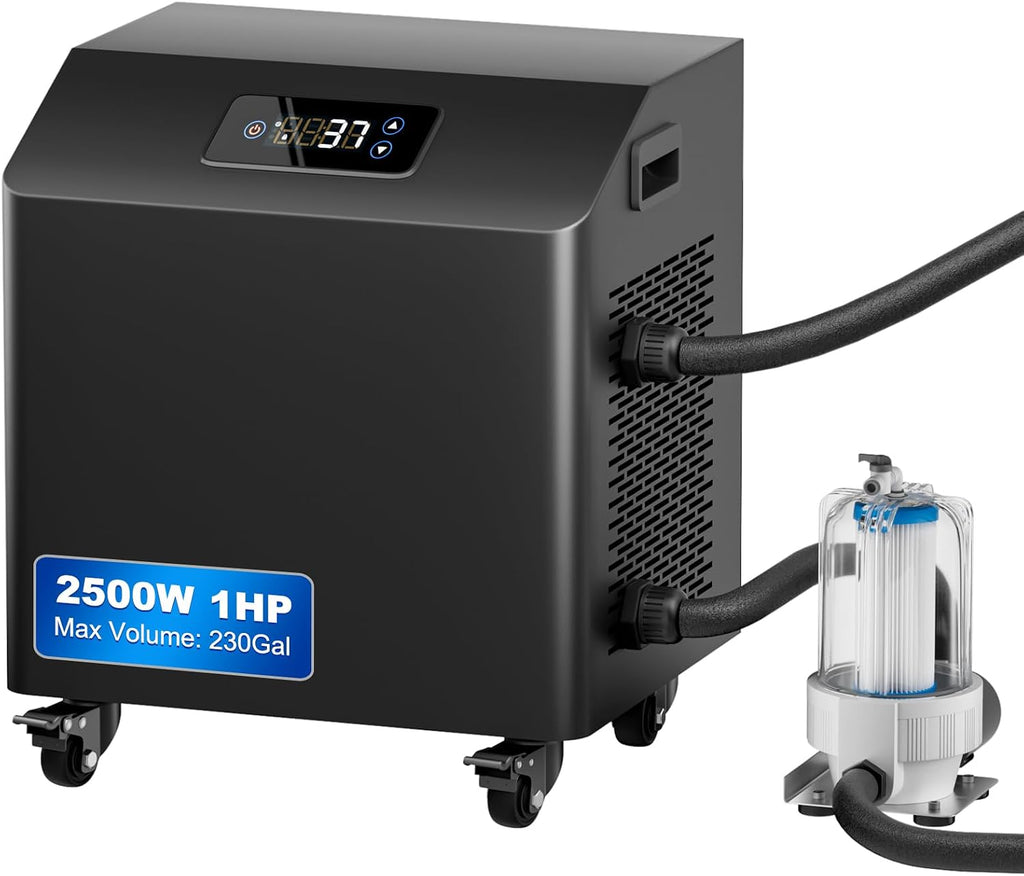 Cold Plunge Chiller, 1 HP Ice Bath Water Chiller for Cold Therapy Recovery