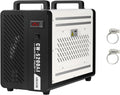 VEVOR Industrial Water Chiller, 5460 BTU/h, Industrial Water Cooler Cooling System with Compressor, 4.2â¯GPM Max Flow, 1.8â¯ Gal Tank Capacity, Laser Chiller, for CO2 Laser Engraving & Cutting Machine