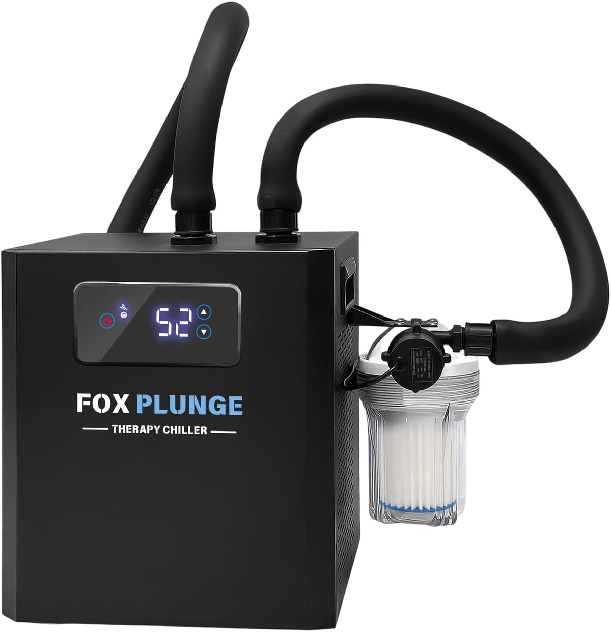 1/3 HP Cold Plunge Water Chiller with External Filter & Pump â Portable Ice Bath Cooling System for Home Muscle Recovery, LED Touchscreen & Insulated Hoses