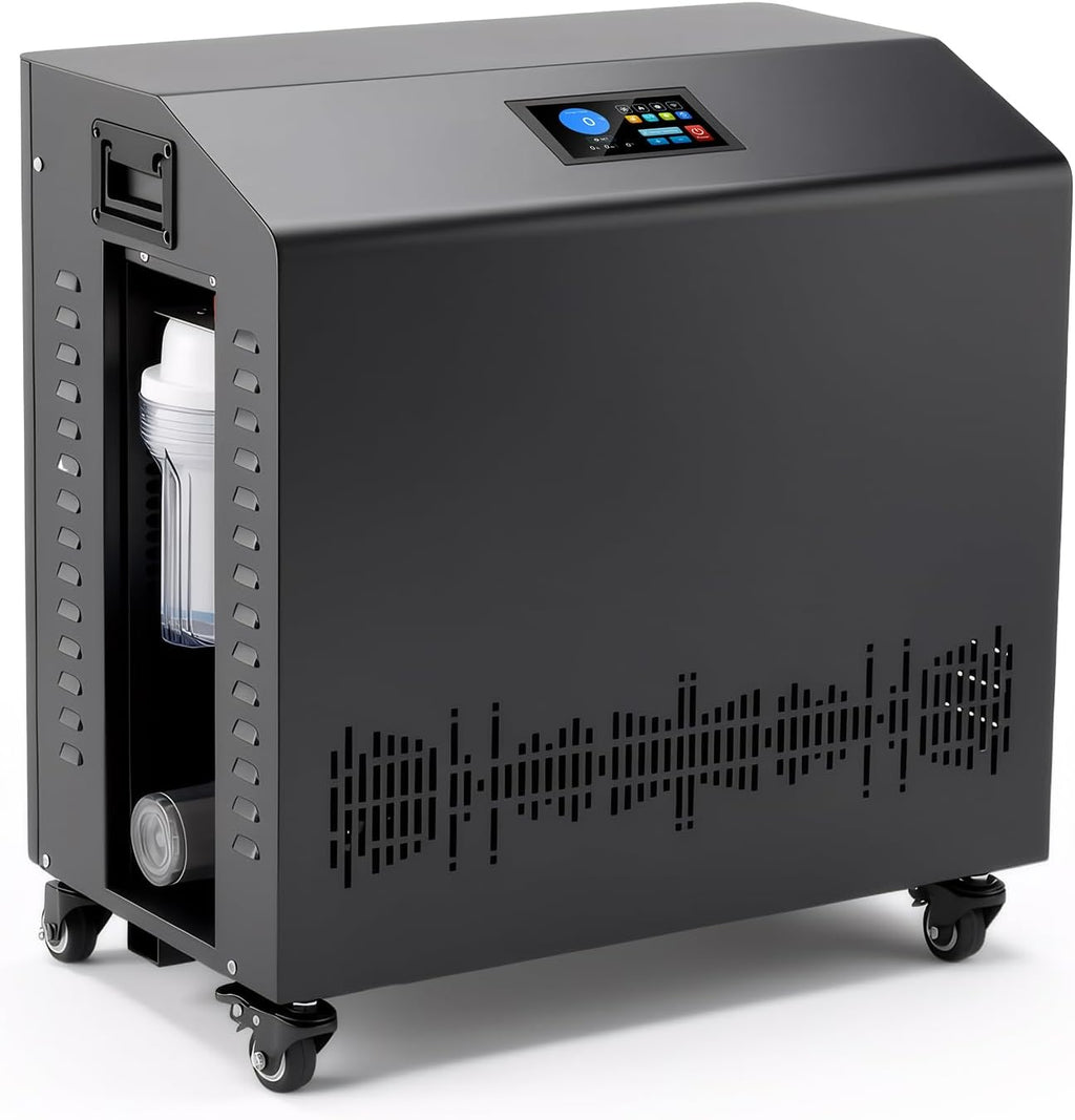 WiFi Smart 1HP Cold Plunge Water Chiller with Double Filter System
