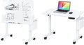 3-in-1 Standing Drafting Desk with 90Â° Tilt Whiteboard, 35Ã24"