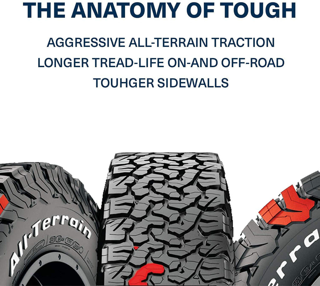 BFGoodrich All Terrain T/A KO2 Radial Car Tire for Light Trucks, SUVs, and Crossovers, LT265/70R17/C 112/109S