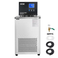 VEVOR Laboratory Chiller Circulator, -20â ~100â Circulator Pump Chiller, 6L Chiller Lab Low Temperature Cooling Liquid, LCD Display, 304 Stainless Steel Water Bath Recirculating Water Cooling