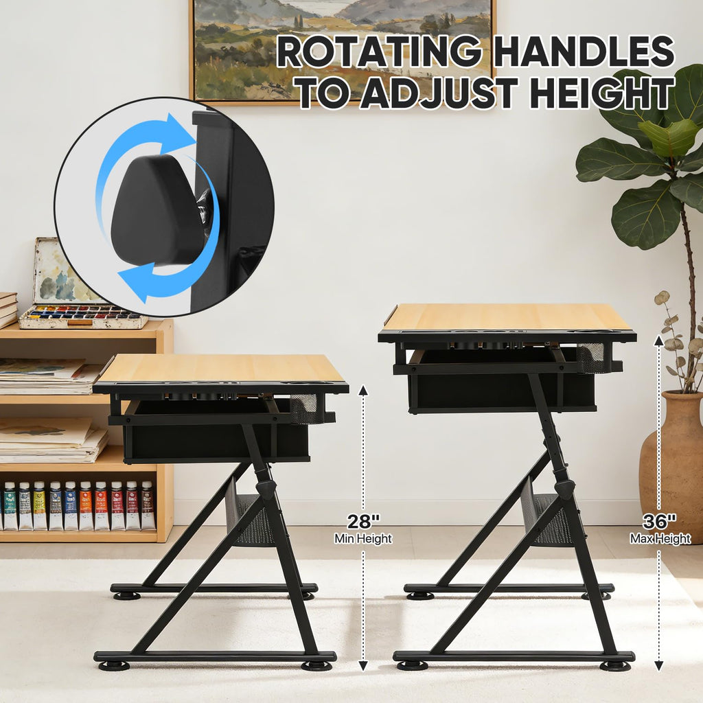 Magshion Drafting Table Adjustable Drawing Table