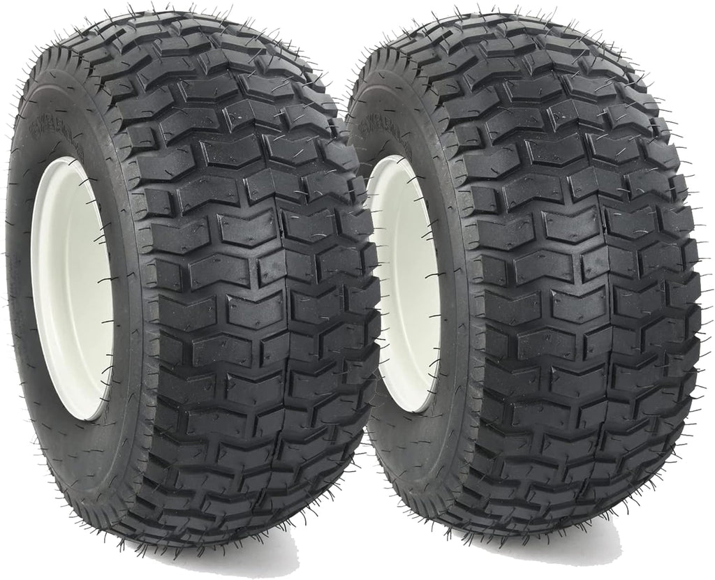 AR-PRO (2 Pack) 18x8.5-8 Lawn Mower Tire and Wheel, 4-Lug Tubeless