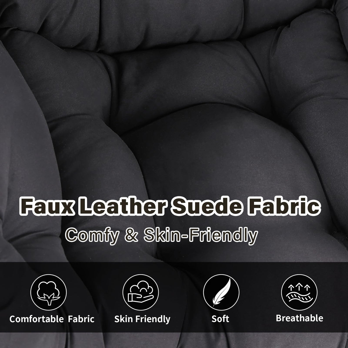 Modern Lazy Chair with Ottoman Lounge Accent Reading Chair for Living Room