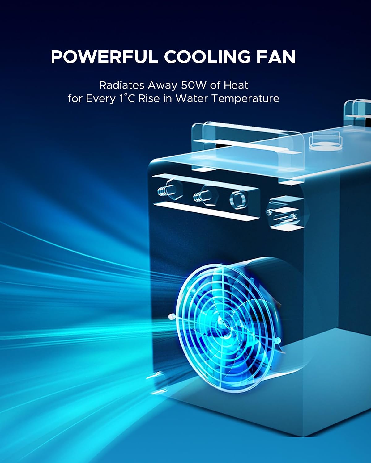 OMTech CW-3000 9L Industrial Water Chiller for CO2 Lasers up to 50W