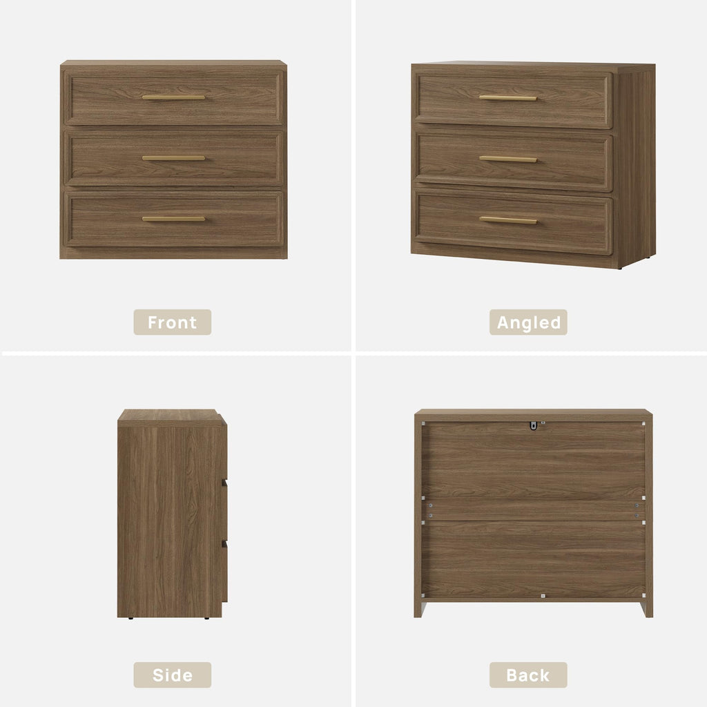 SICOTAS Oversized Night Stand Set 2 for Bedroom 31.3" Bedside Table