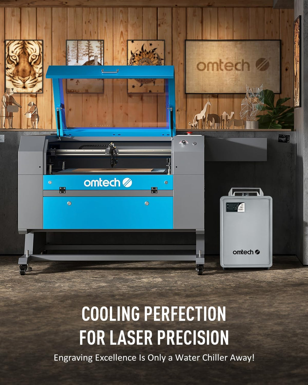 OMTech CW-5200 6L Industrial Water Chiller