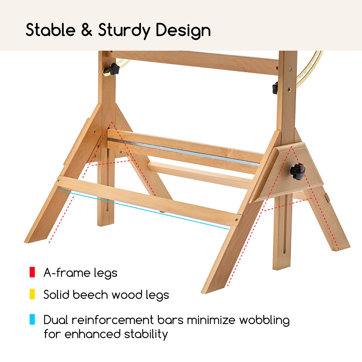 MEEDEN Wood Drafting Table & Stool: 35.5" x 23.5" Art Desk and Stool Set