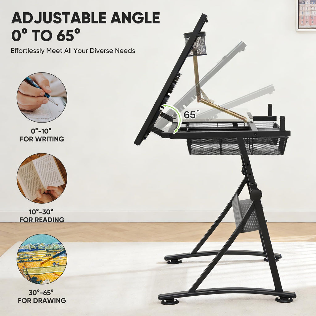Magshion Drafting Table Adjustable Drawing Table