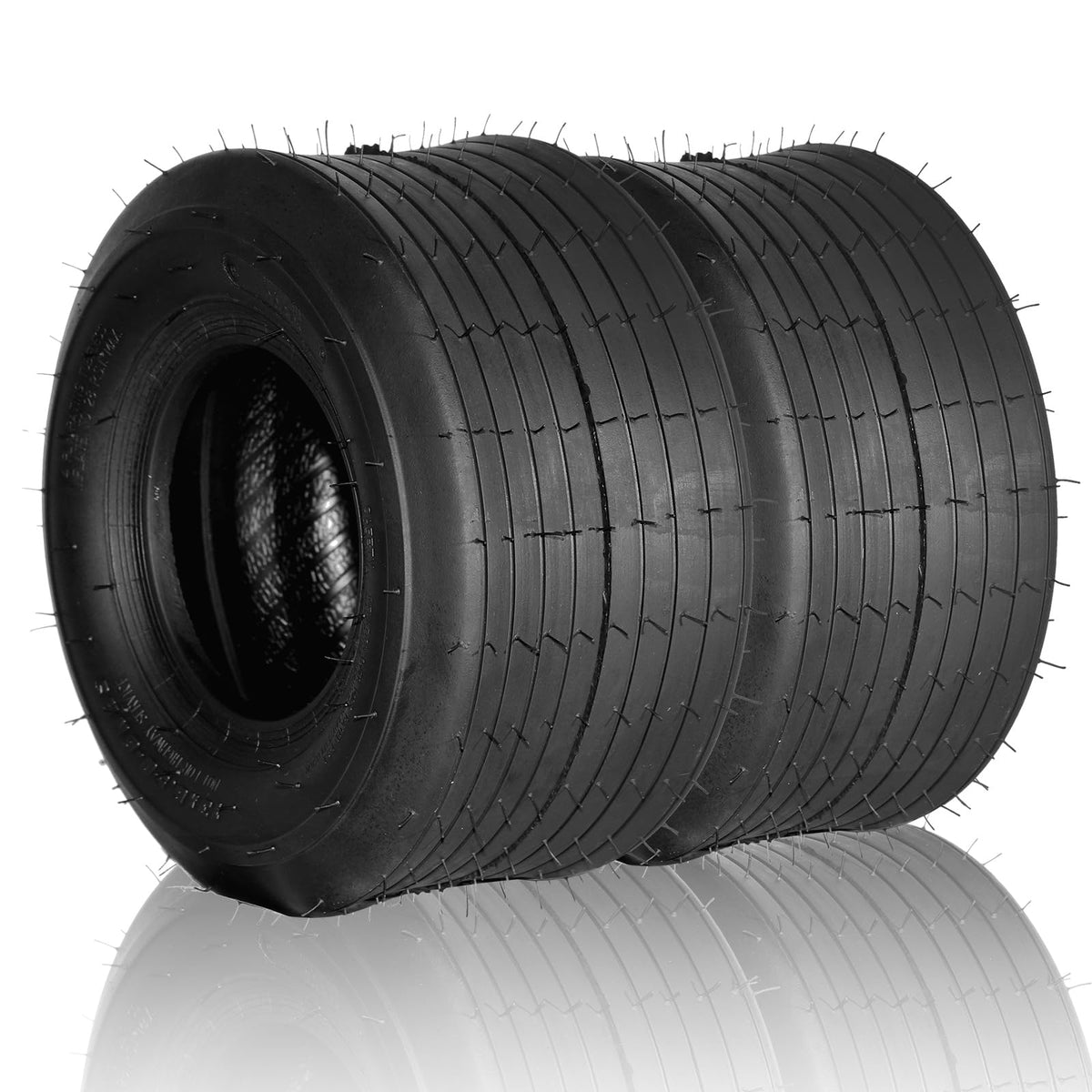 TUFFIOM 20x10.00-8 4PR Lawn Mower Tires Turf Tire Set of 2 for Garden Tractor Riding Lawnmower, Tubeless