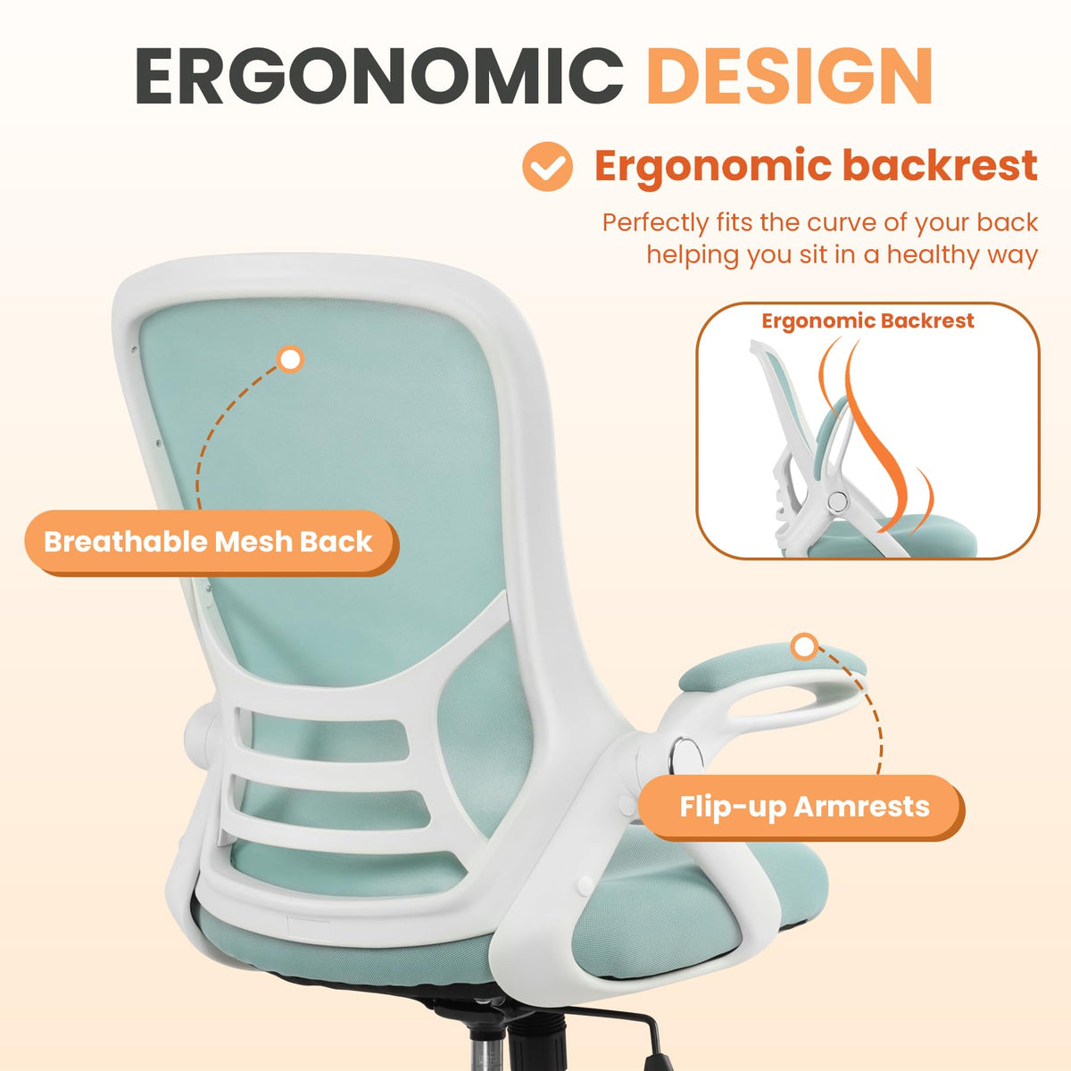 HYLONE Drafting Chair Adjustable, Tall Office Chair Lumbar Support Ergonomic Standing Desk Chair Heavy Duty Tall Drafting Stool for Artists with Footrest Home Office Drafting Stool