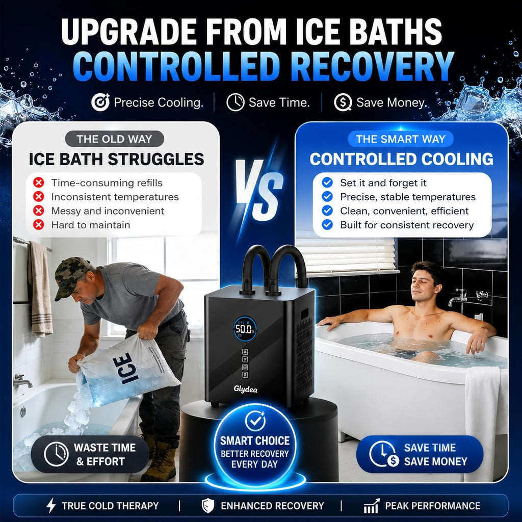 Ice Bath Chiller, 1/3 HP 330W Cold Plunge Chiller for Cold Therapy