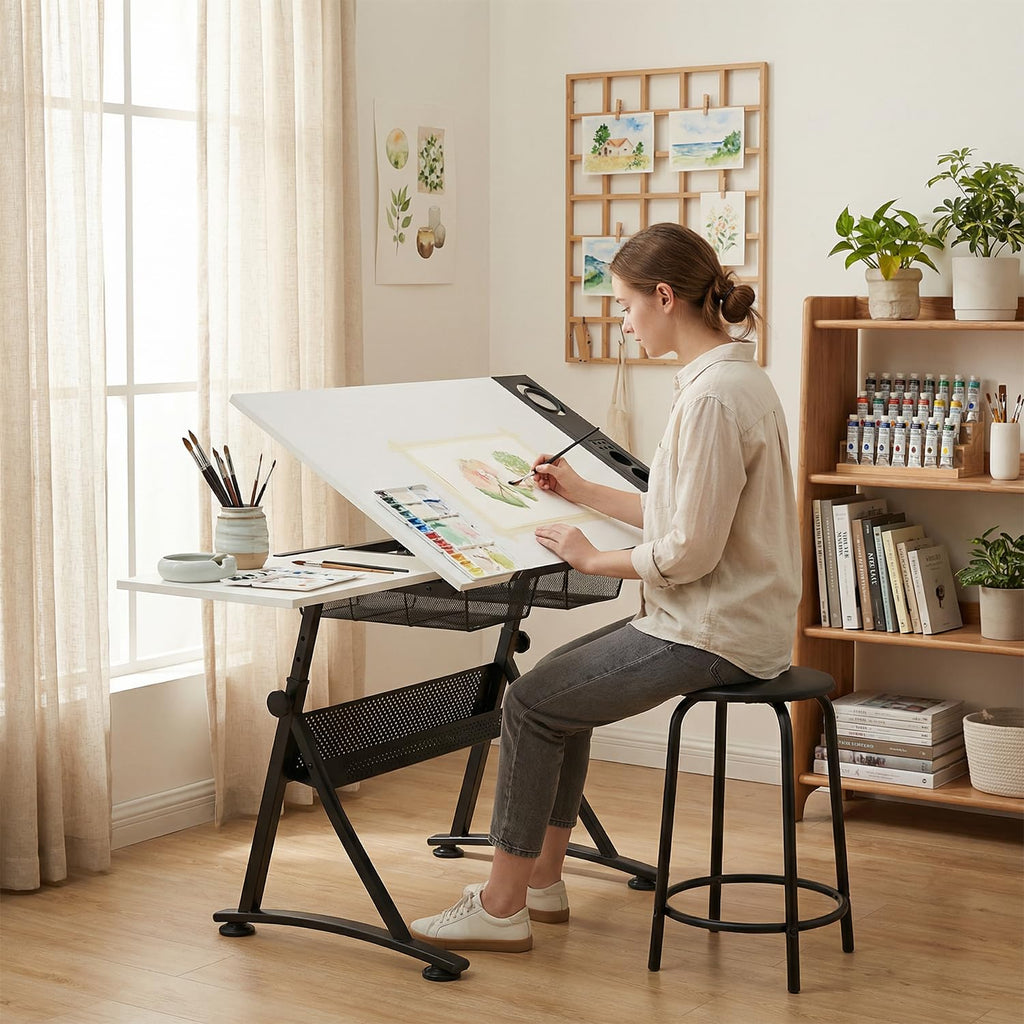Magshion Drafting Table Adjustable Drawing Table