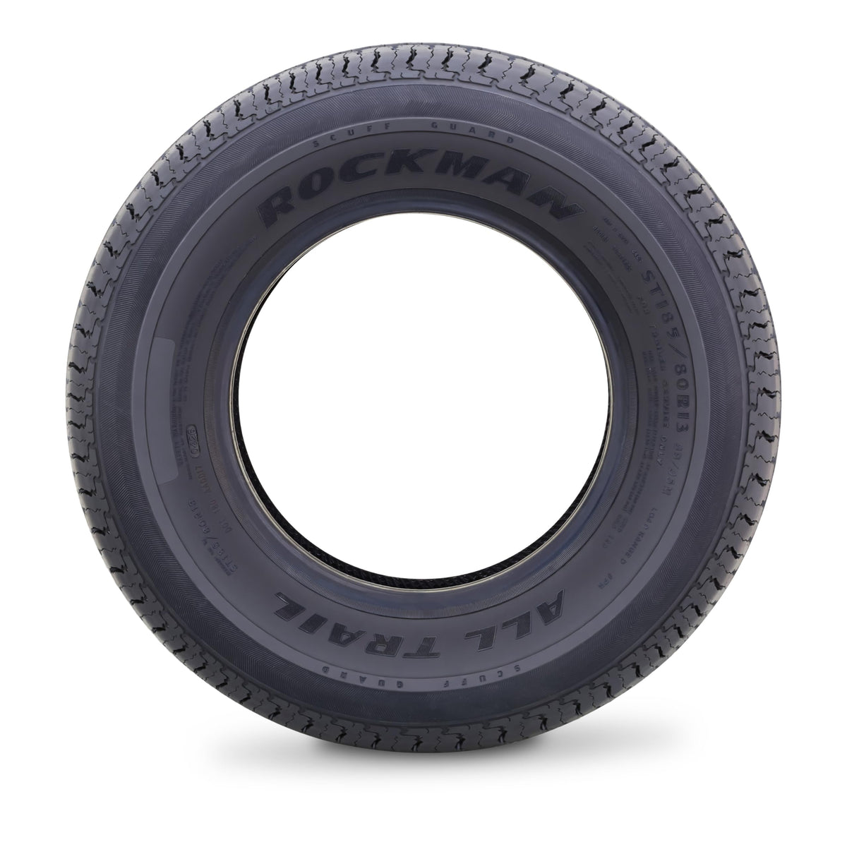ROCKMAN Trailer Tire ST205/75R15 8-Ply Load Range D 107M Radial 11166, Set4