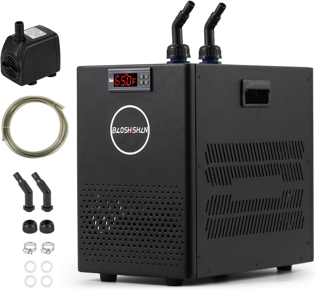 BAOSHISHAN Aquarium Chiller 26 Gallon 1/13 HP Water Cooling System
