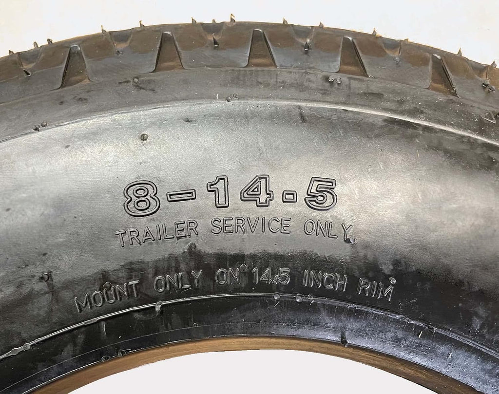 Zeemax Heavy Duty TRUE Highway Trailer Tires 8-14.5 14 Ply Load Range G Speed Rating K 68mph- Set 2 â¦