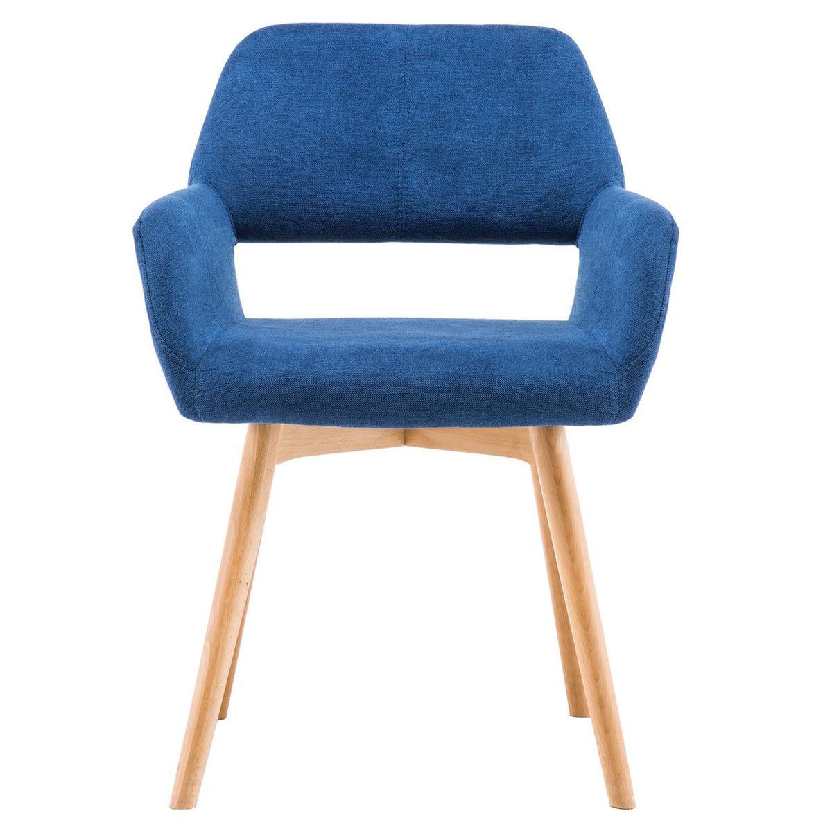 Mid Century Modern Dining Chairs Set of 2 & 4 & 6 Comfy Accent Chair Upholstered Kitchen Dining Living Room Chairs for Bedrooms Waiting Room Home Arm Desk Chair No Wheels (Beige, 2)
