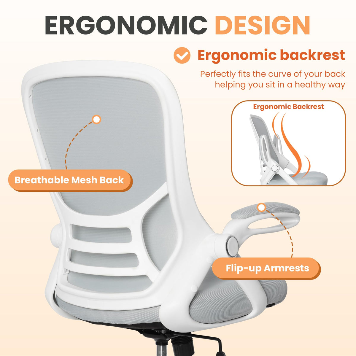 HYLONE Drafting Chair Adjustable, Tall Office Chair Lumbar Support Ergonomic Standing Desk Chair Heavy Duty Tall Drafting Stool for Artists with Footrest Home Office Drafting Stool