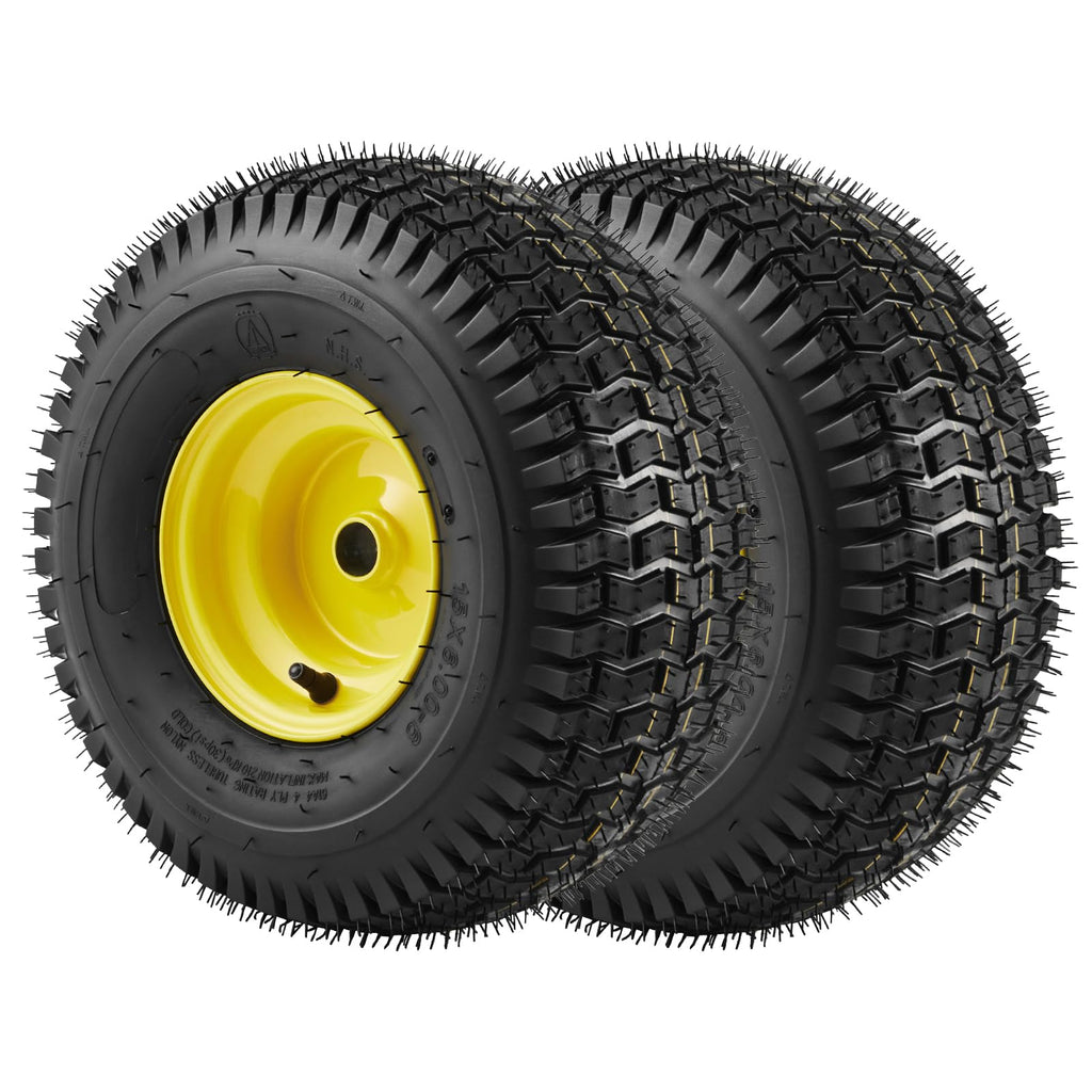 PioneerWorks 2Packs 20x10-8 Lawn Mower Tires and rim