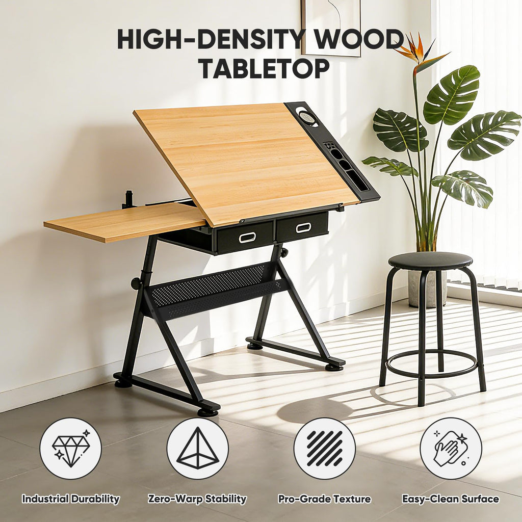 Magshion Drafting Table Adjustable Drawing Table