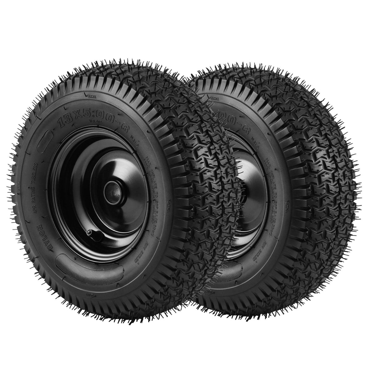 PioneerWorks 2Packs 20x10-8 Lawn Mower Tires and rim