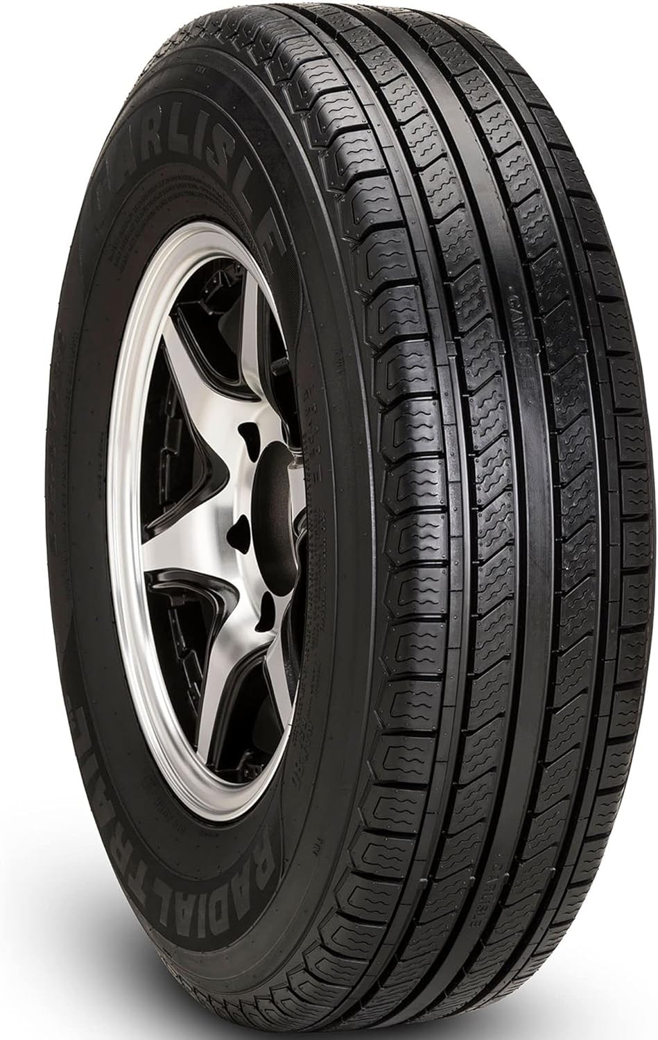 Carlisle Radial Trail HD Trailer Tire-ST205/75R15 107M 8-ply