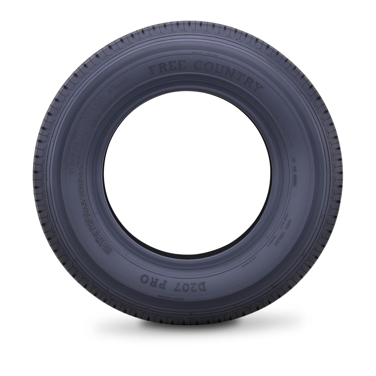 Free Country Grand Ride Set 4 Trailer Tires ST225/75R15 10 Ply Load Range E Steel Belted Radial w/Featured Scuff Guard
