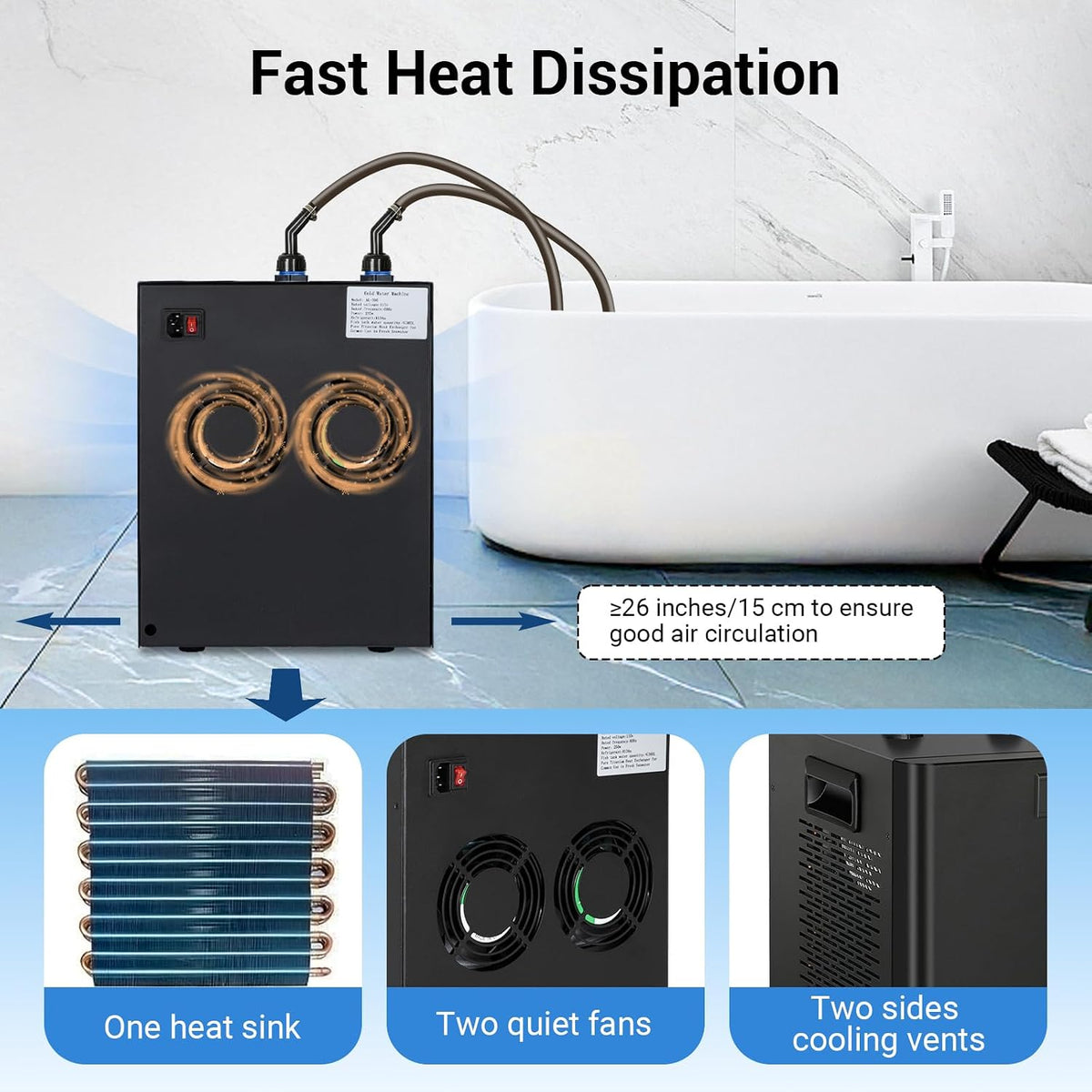 Water Chiller for Aquarium, Hydroponics