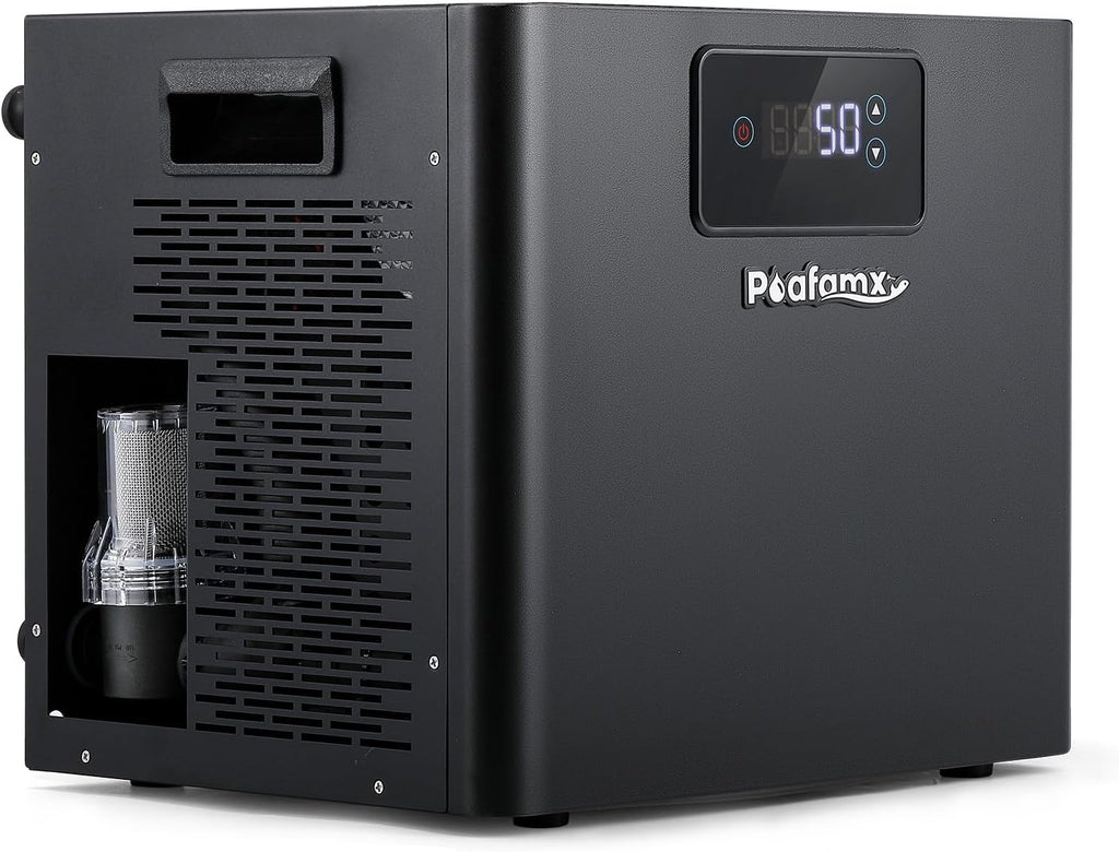 Poafamx 1/3 HP Water Chiller for Ice Bath with Built-in Filter & Water Pump