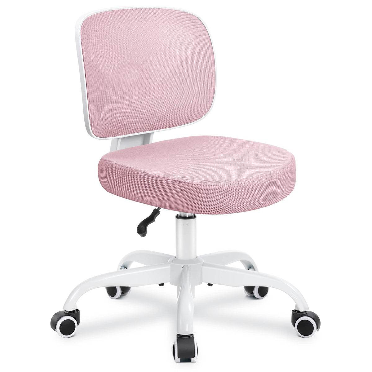 Primy Tall Drafting Desk Chair - Armless, Adjustable Height, Mesh Back, Rolling, Standing Desk Chair for Art Room, Office or Home (Black)