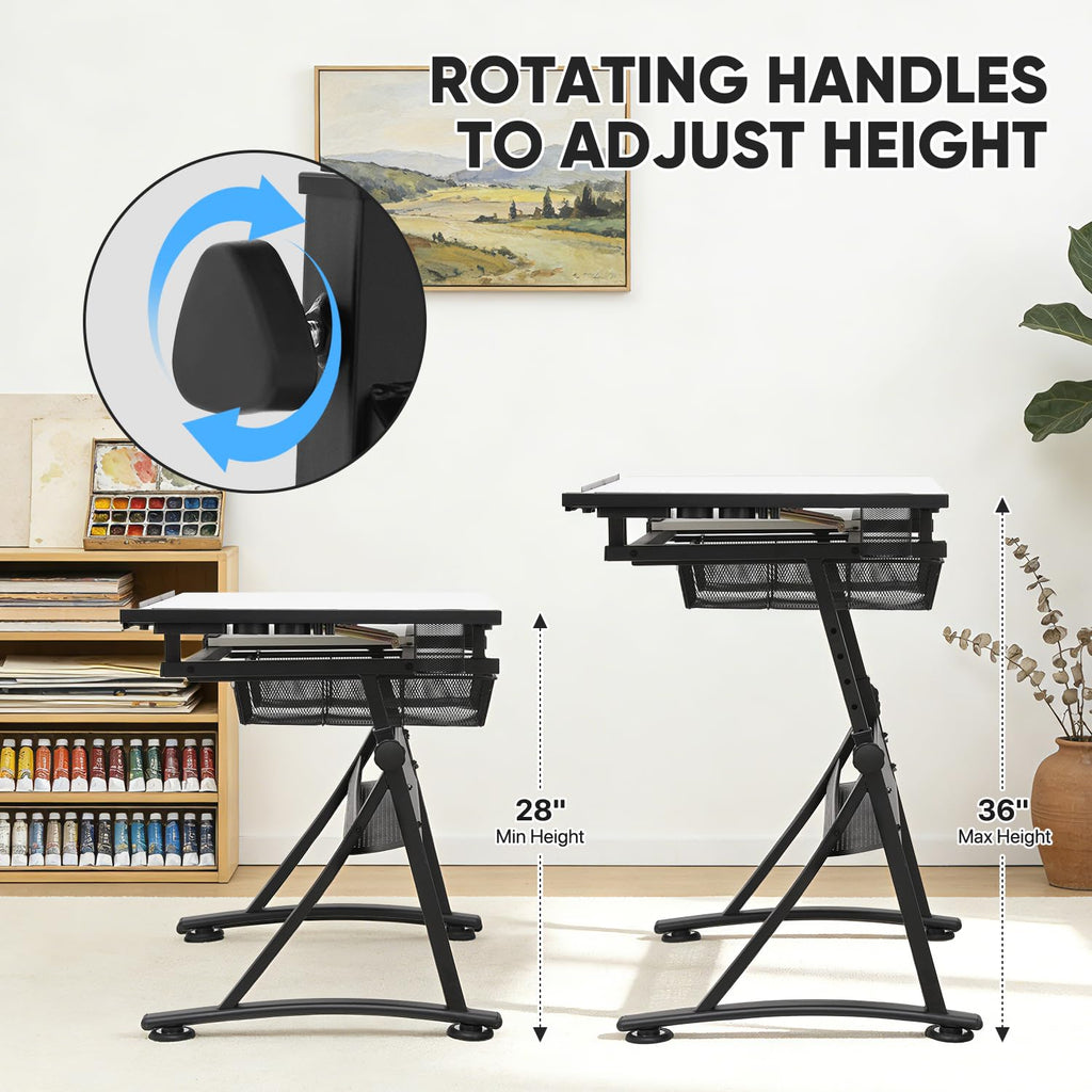 Magshion Drafting Table Adjustable Drawing Table