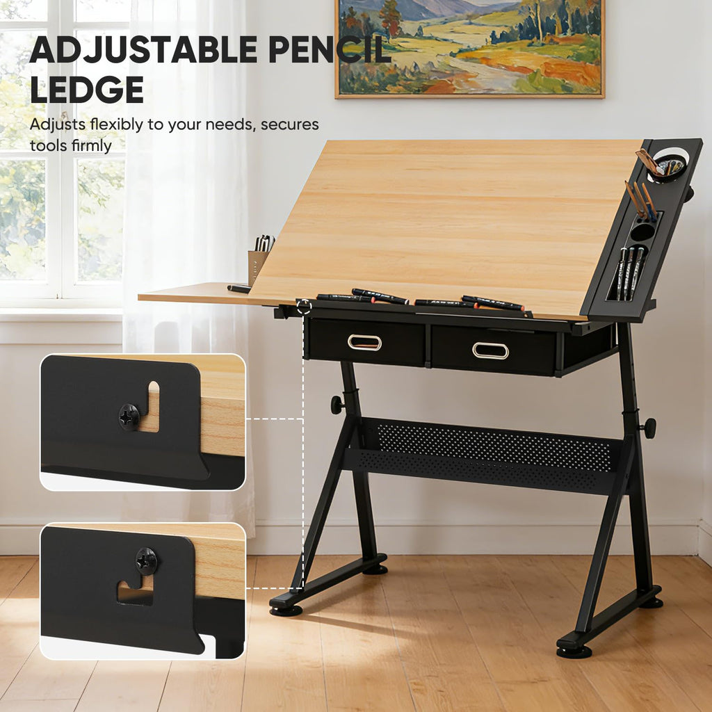 Magshion Drafting Table Adjustable Drawing Table