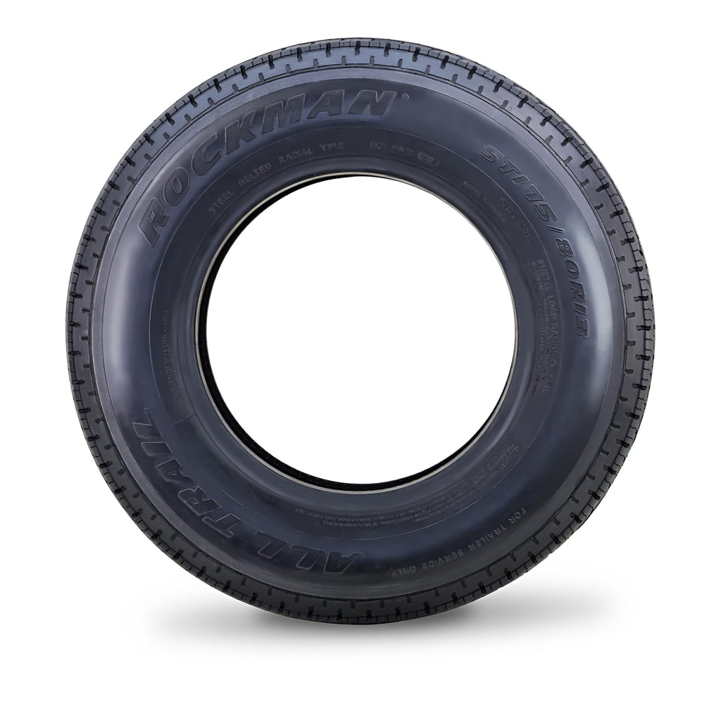ROCKMAN Trailer Tire ST205/75R15 8-Ply Load Range D 107M Radial 11166, Set4