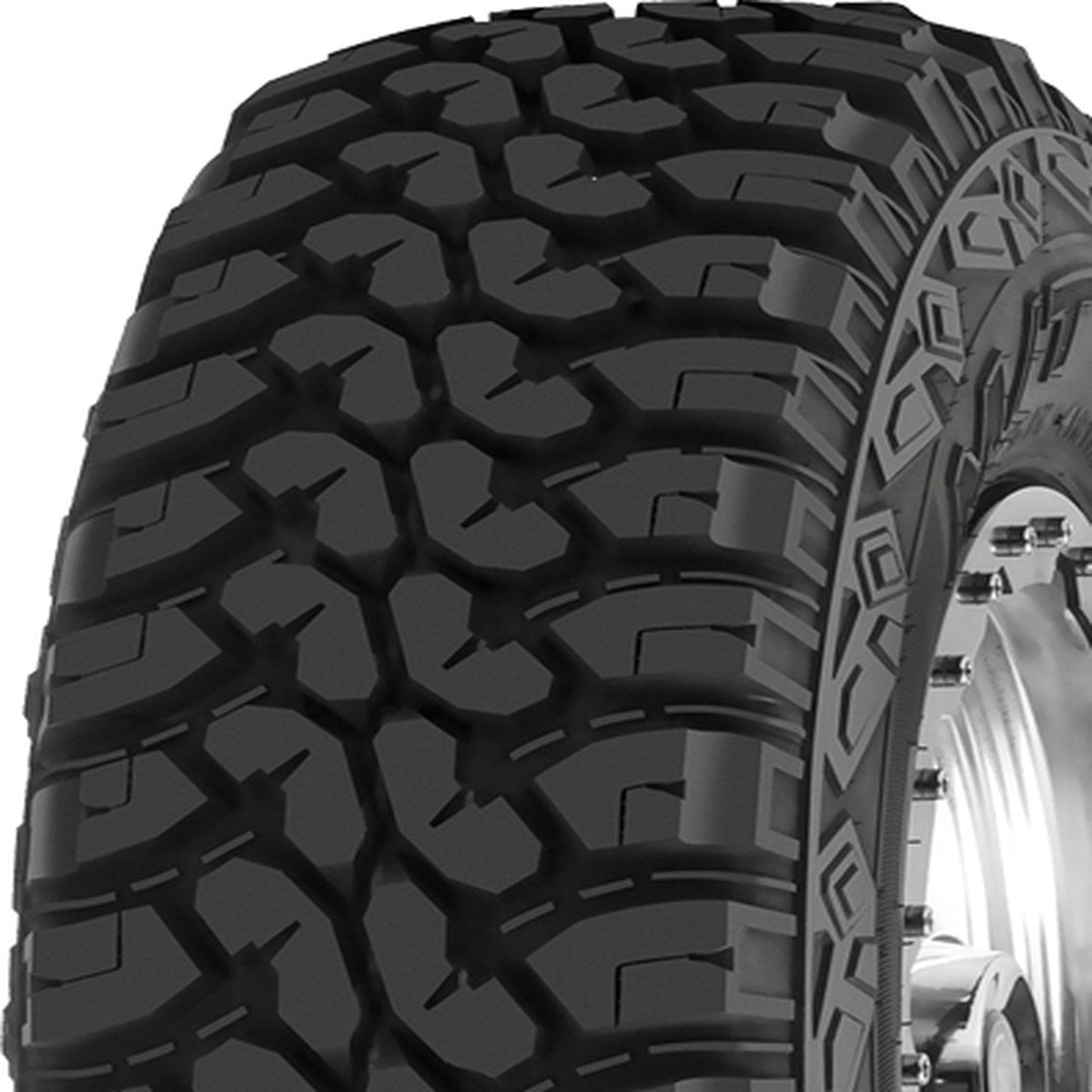 Forceum M/T 08 Plus Mud Off-Road Light Truck Radial Tire-LT265/70R17 265/70/17 265/70-17 121/118P Load Range E LRE 10-Ply BSW Black Side Wall