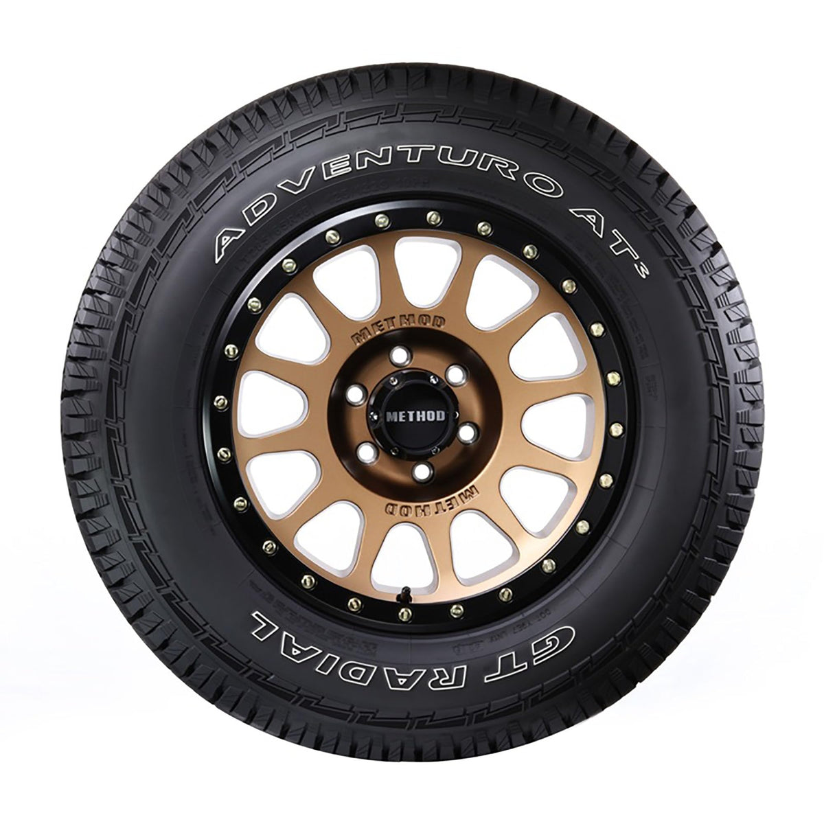 GT Radial Adventuro AT3 P235/75R15 105S OWL,One Size